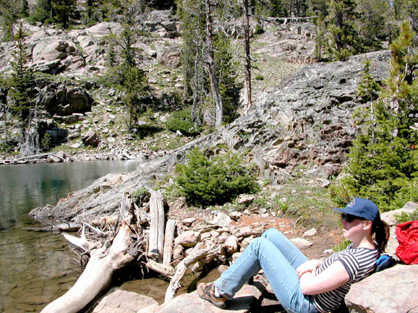 Relaxing at the Alpine Lake - Sheep Lake